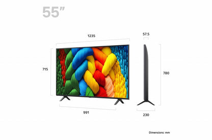 LG NANO80 AI | 55″ 4K Ultra HD NanoCell Smart TV | webOS | HDR10 | 60Hz - Matmuis - Matmuis