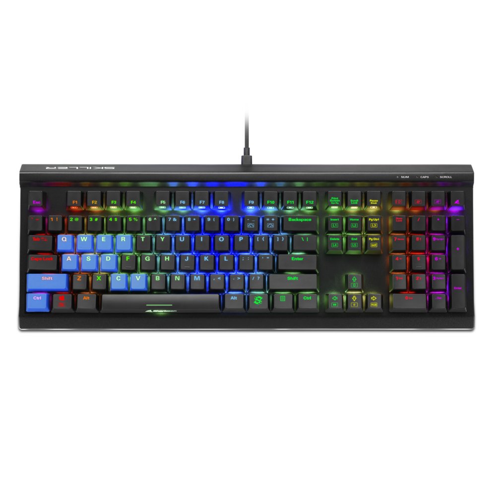 Sharkoon Skiller SGK60 RGB | Bedraad Gaming Toetsenbord | QWERTY - Matmuis - Matmuis
