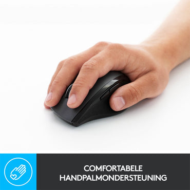 Logitech Marathon M705 | Draadloze Muis | Rechtshandig | RF | 1000 DPI | Zwart - Matmuis - Matmuis