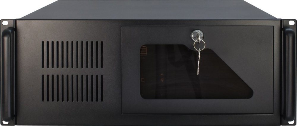 Inter-Tech IPC 4U-4088-S | Server Rack Case | Zwart - Matmuis