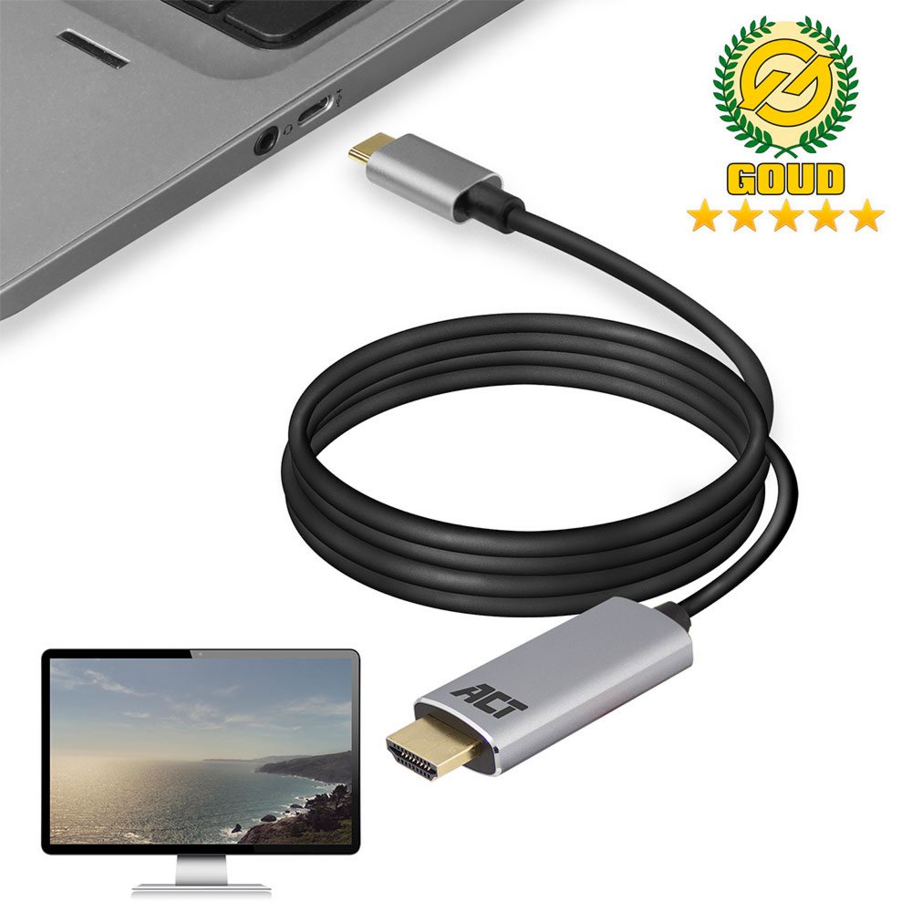 ACT AC7015 | USB-C naar HDMI kabel | 1,8 meter - Matmuis