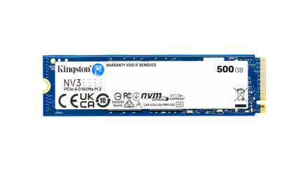 Kingston NV3 | 500GB NVMe SSD | M.2 Gen4 | 5.000MB/s Lezen | 3.000MB/s Schrijven