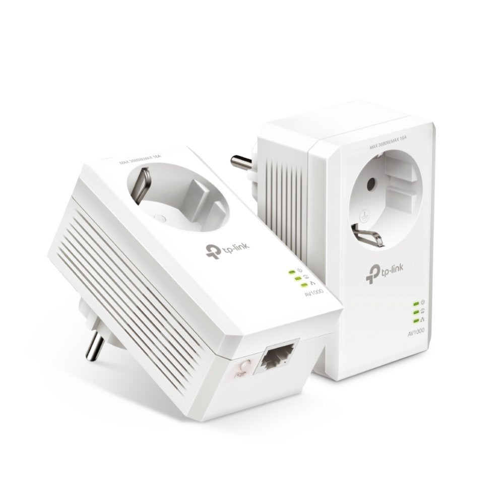 TP-Link AV1000 | Powerline Adapter Set | 1000 Mbps | Gigabit Ethernet | Starter Kit - Matmuis