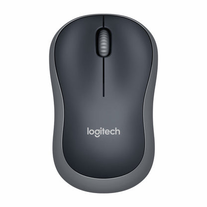 Logitech M185 | Draadloze Muis | Links- en Rechtshandig | RF | 4000 DPI | Swift Grey - Matmuis - Matmuis