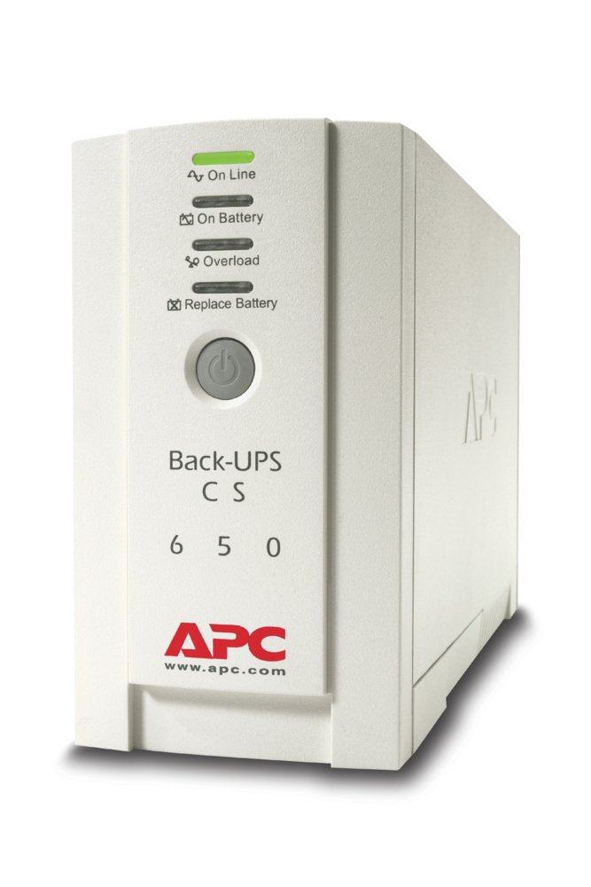 APC Back-UPS CS BK650EI | 650 VA / 400 W | 4x IEC C13 Stopcontacten | Line-Interactive | AVR Spanningsregeling | USB & Seriële Poorten | LED-statusindicator - Matmuis - Matmuis