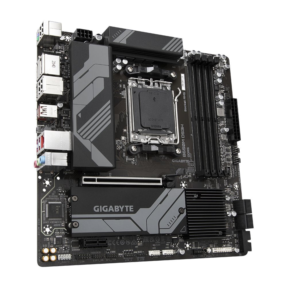 Gigabyte B650M DS3H | Socket AM5 | AMD B650 | 4xDDR5 | Micro-ATX | Moederbord - Matmuis - Matmuis