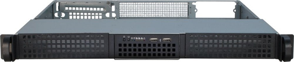 Inter-Tech IPC 1U-10248 | Server Rack Case | Zwart - Matmuis