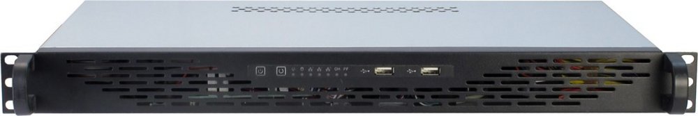 Inter-Tech 1U K-125L | Server Rack Case | Grijs | Mini-ITX - Matmuis