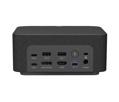 Logitech Logi Dock | Alles-in-één videovergadersysteem | Voor 1 persoon | USB & Bluetooth - Matmuis - Matmuis