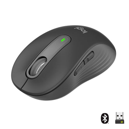 Logitech Signature M650 for Business | Draadloze Muis | Rechtshandig | RF + Bluetooth | 4000 DPI | Grafiet - Matmuis - Matmuis