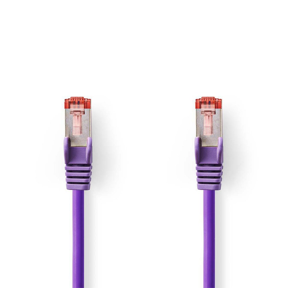 Nedis S/FTP Cat 6 Netwerkkabel | 2 m | Violet - Matmuis - Matmuis