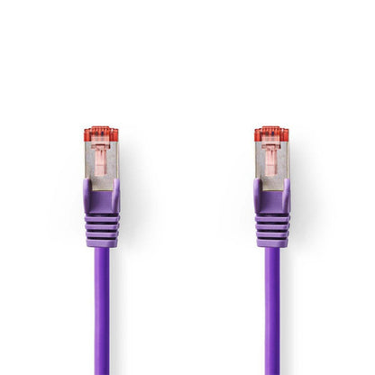 Nedis S/FTP Cat 6 Netwerkkabel | 2 m | Violet - Matmuis - Matmuis
