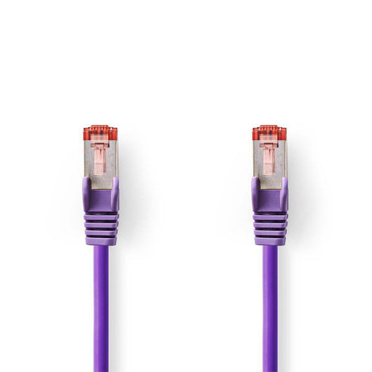 Nedis S/FTP Cat 6 Netwerkkabel | 2 m | Violet - Matmuis - Matmuis