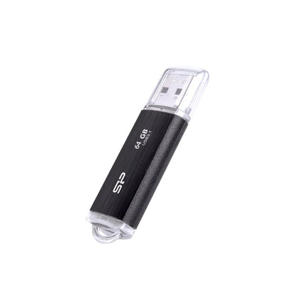 Silicon Power Blaze B02 | 64GB USB-A 3.2 Flash Drive | Zwart - Matmuis