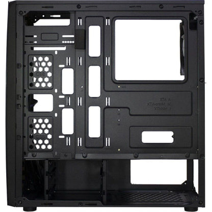 Inter-Tech Thunder Blue Light | Midi Tower Case | Zwart | RENEWED - Matmuis