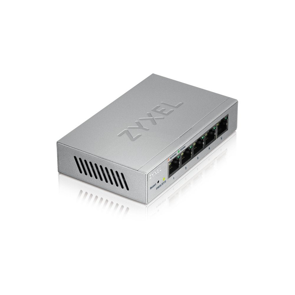 Zyxel GS1200-5 | Managed Switch | 5 Poorten | Gigabit Ethernet (10/100/1000 Mbps) | Zilver - Matmuis