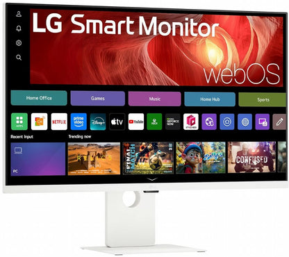 LG 37U730SA-W 37" | 3840x2160 4K UHD IPS | 60Hz | Smart Monitor met webOS | USB-C 65W | Wit - Matmuis - Matmuis
