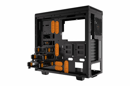 be quiet! Pure Base 600 Window | Midi Tower Case | Zwart/Oranje - Matmuis