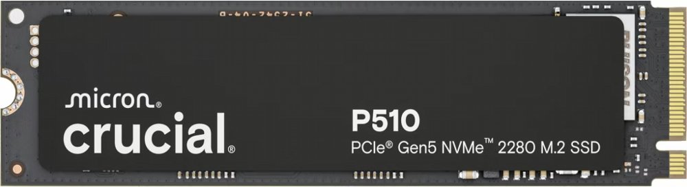 Crucial P510 | 1TB NVMe SSD | M.2 | Gen5 | 11.700MB/s Lezen | 9.500MB/s Schrijven - Matmuis - Matmuis