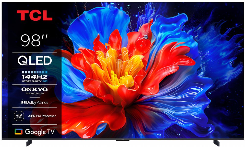 TCL 98P89K | 98" 4K Ultra HD QLED DLED Smart TV | Dolby Vision | HDR10+ | 144Hz (2025)