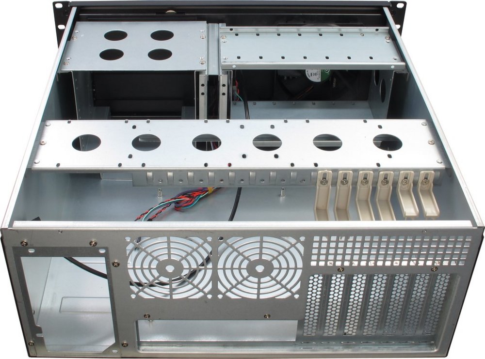 Inter-Tech IPC 4U-4088-S | Server Rack Case | Zwart - Matmuis