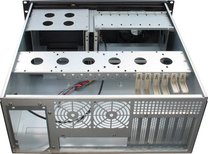Inter-Tech IPC 4U-4088-S | Server Rack Case | Zwart - Matmuis