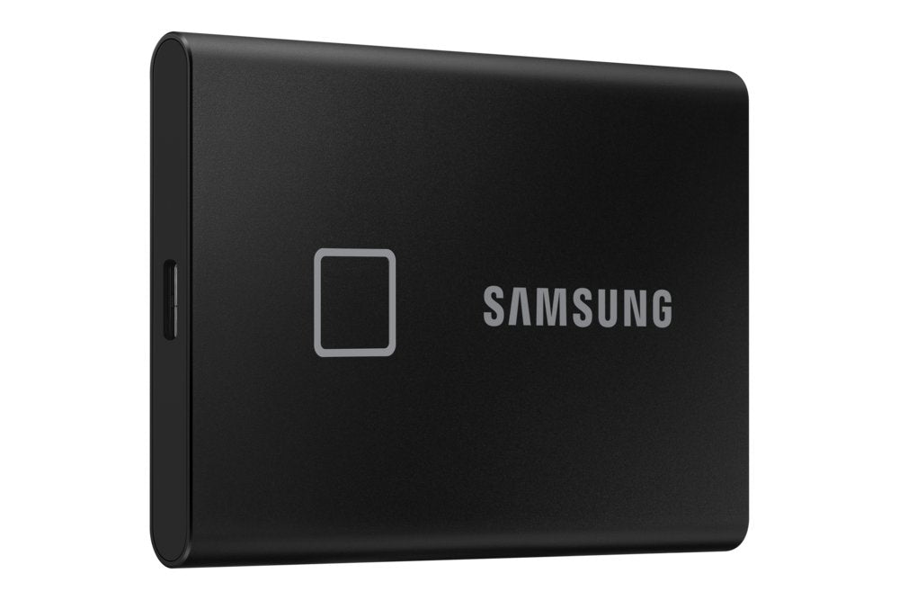 Samsung T7 Touch | Externe SSD | 1TB | USB 3.2 Gen2 | 1050 MB/s | Wachtwoordbeveiliging | Zwart | Compact en Veilig