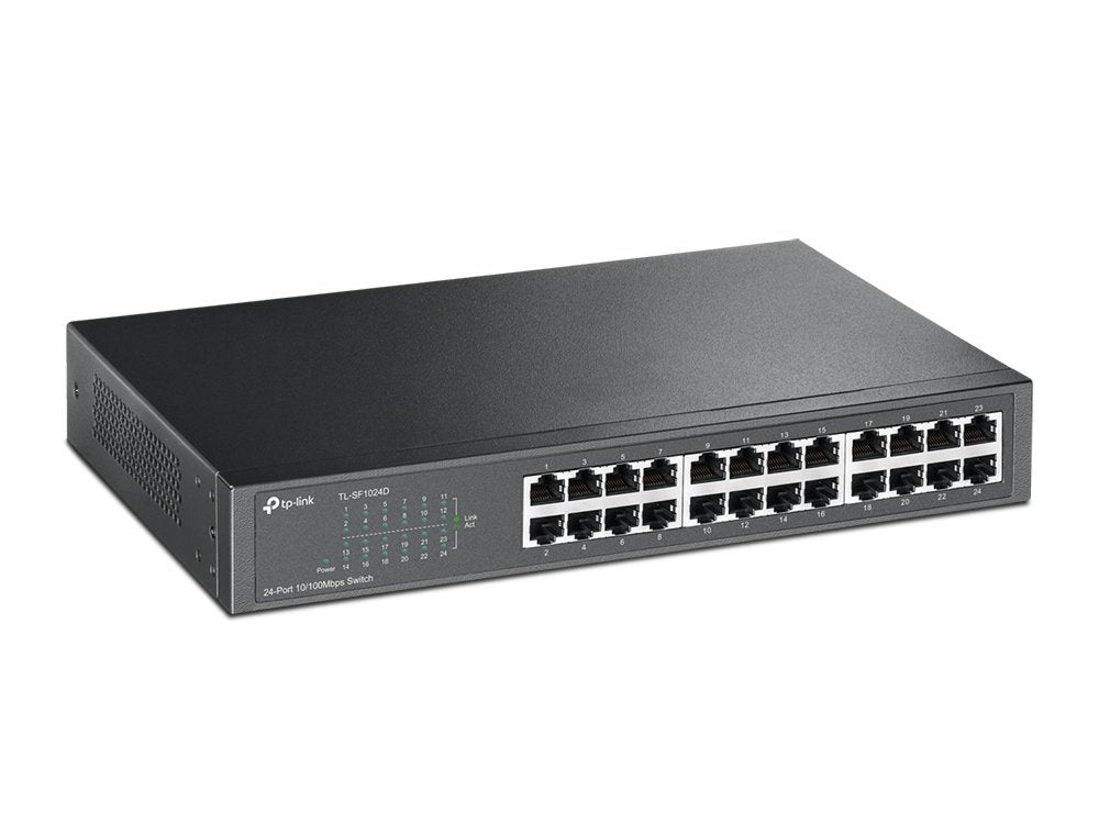TL-SF1024D | 24-poorts 10/100Mbps Unmanaged Switch | Auto MDI/MDIX | Energie-efficient | Rack-monteerbaar | Returned - Matmuis