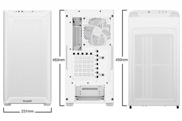 be quiet! PURE BASE 501 LX RGB | Midi Tower Case | Wit - Matmuis