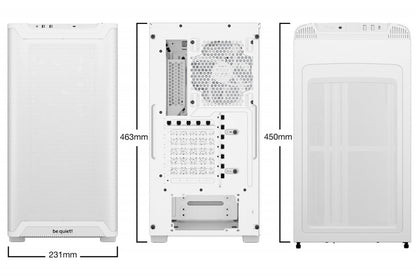 be quiet! PURE BASE 501 LX RGB | Midi Tower Case | Wit - Matmuis