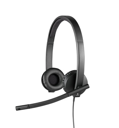 Logitech H570e | Bedrade On-ear USB-A Headset | Zwart - Matmuis - Matmuis