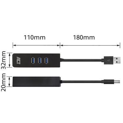 ACT AC6310 | USB 3.2 Gen 1 Interface Hub | Type-A | 5 Gbps | Zwart - Matmuis - Matmuis