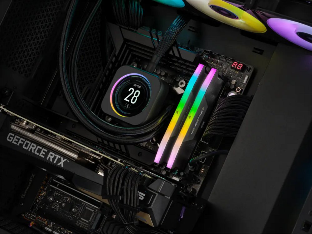Corsair Vengeance RGB | 32GB 2x16GB DDR5 | 6000MHz | DIMM | CL40 | Geheugenmodule | RAM - Matmuis - Matmuis