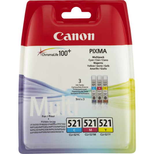 Canon 2934B010 | Originele Cyaan/Magenta/Geel Inktcartridges | 3-Pack - Matmuis - Matmuis