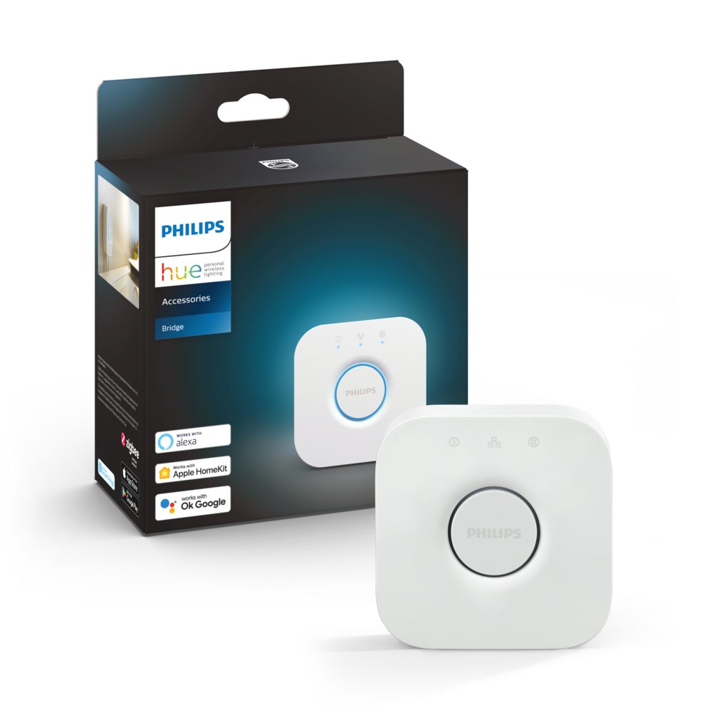 Philips Hue Bridge | Centrale Hub | Voor slimme verlichting | Wit - Matmuis - Matmuis