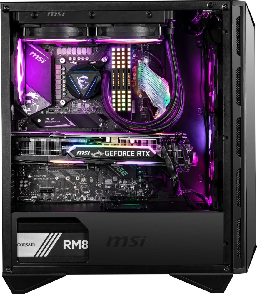 MSI MPG Gungnir 110R RGB | Midi Tower Case | Zwart - Matmuis