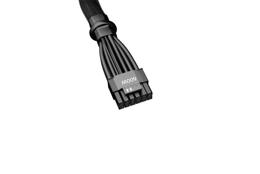 be quiet! BC072 | 12VHPWR PCIe 5.0 Adapterkabel | 600W | Geschikt voor RTX 4080 en hoger | Zwart - Matmuis - Matmuis