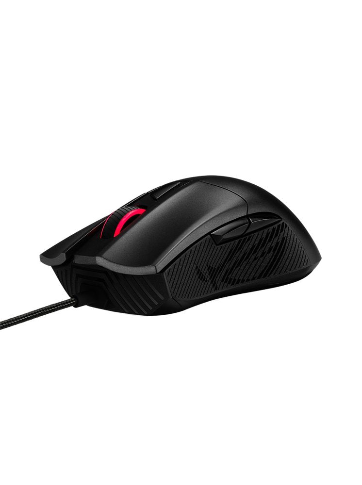 ASUS ROG Gladius II Core | Bedrade Gaming Muis | Rechtshandig | USB-A | 6200 DPI | Zwart - Matmuis - Matmuis
