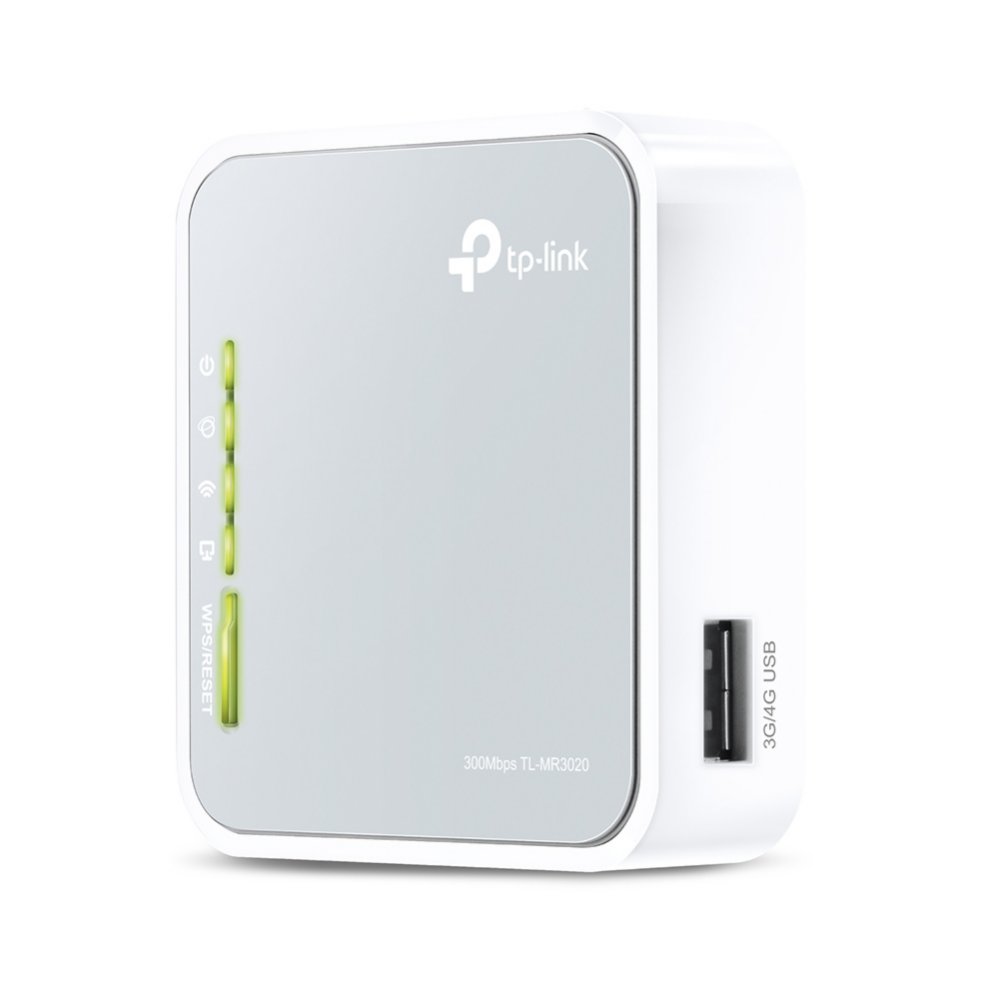 TP-Link TL-MR3020 | 4G/3G Router & Travel Router | WiFi 4 (802.11n) | Single-band (2,4 GHz) | tot 150 Mbit/s