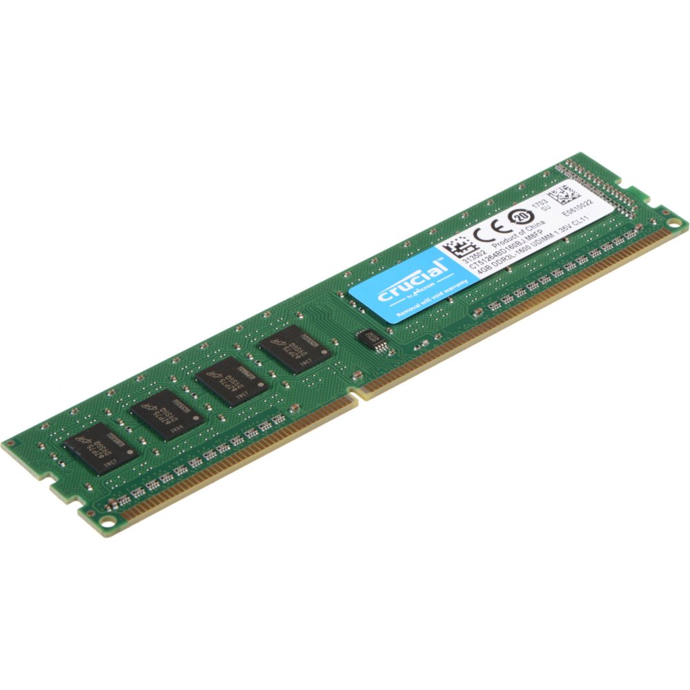 Crucial | 1x4GB DDR3 | 1600MHz | DIMM | CL11 | Geheugenmodule | RAM - Matmuis - Matmuis