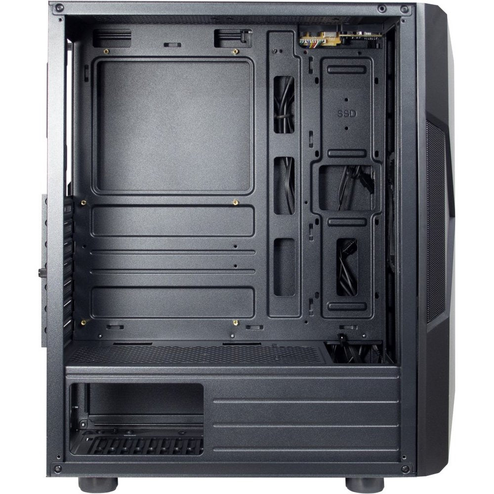 Inter-Tech IT-3306 CAVY RGB | Tower Case | Zwart - Matmuis