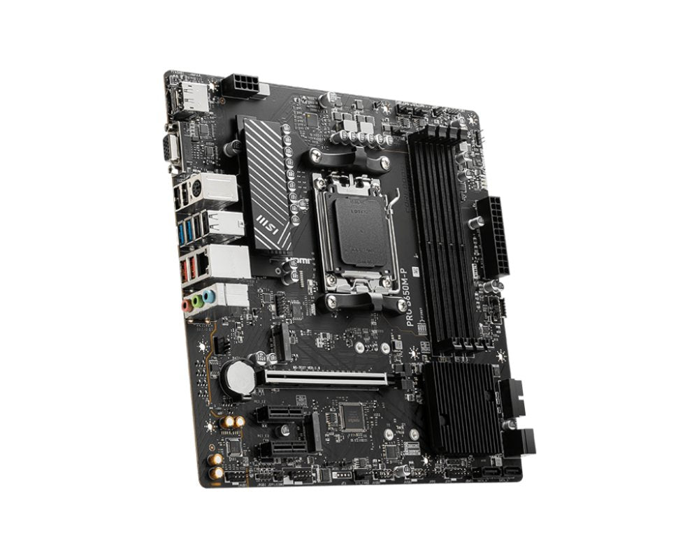 MSI PRO B650M-P | Socket AM5 | AMD B650 | 4xDDR5 | Micro-ATX | Moederbord - Matmuis - Matmuis