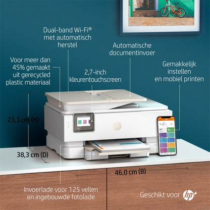 HP Envy Inspire 7920e | All-in-One Inkjetprinter | 4800 x 1200 DPI | Wi-Fi | Kleur - Matmuis - Matmuis