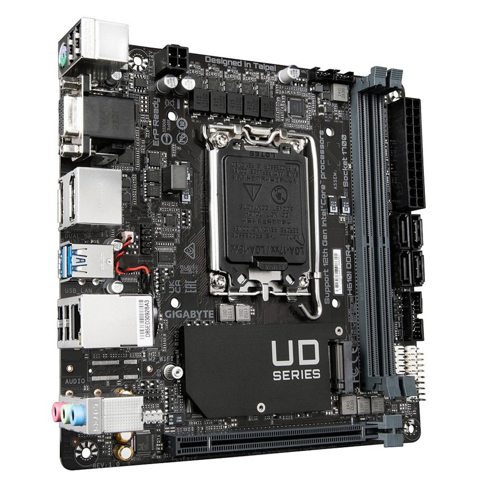 Gigabyte H610I DDR4 | Socket LGA 1700 | Intel H610 | 2xDDR4 | Mini-ITX | Moederbord - Matmuis - Matmuis