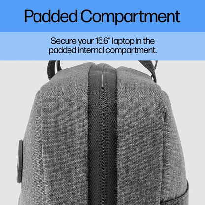 HP Prelude 15.6" Laptop Tas | Grijs - Matmuis - Matmuis