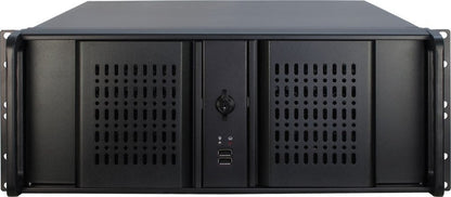 Inter-Tech IPC 4U-4098-S | Server Rack Case | Zwart - Matmuis