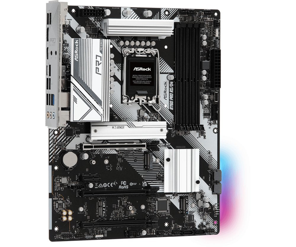 Asrock B760 Pro RS/D4 | Socket LGA 1700 | Intel B760 | 4xDDR4 | ATX | Moederbord - Matmuis - Matmuis