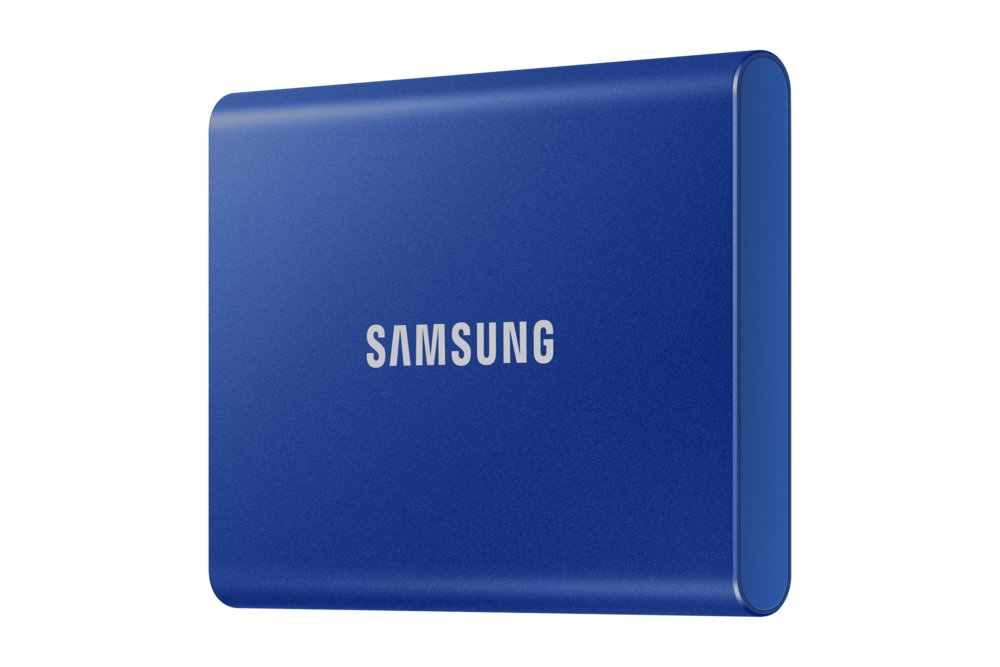 Samsung T7 | Externe SSD | 1TB | USB 3.2 Gen2 | 1.050MB/s Lezen | 1.000MB/s Schrijven | Blauw - Matmuis - Matmuis