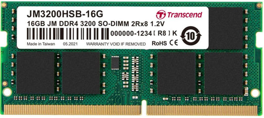 Transcend JetRam | 1x16GB DDR4 | 3200MHz | SODIMM | CL22 | Geheugenmodule | RAM - Matmuis - Matmuis