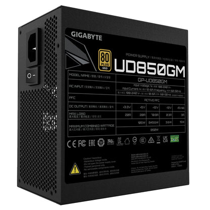 Gigabyte UD850GM | 850 Watt Gold ATX PSU | Modulair | Power Supply | Voeding - Matmuis - Matmuis